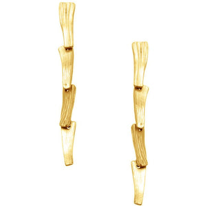 24 KT Gold Pendant Earrings