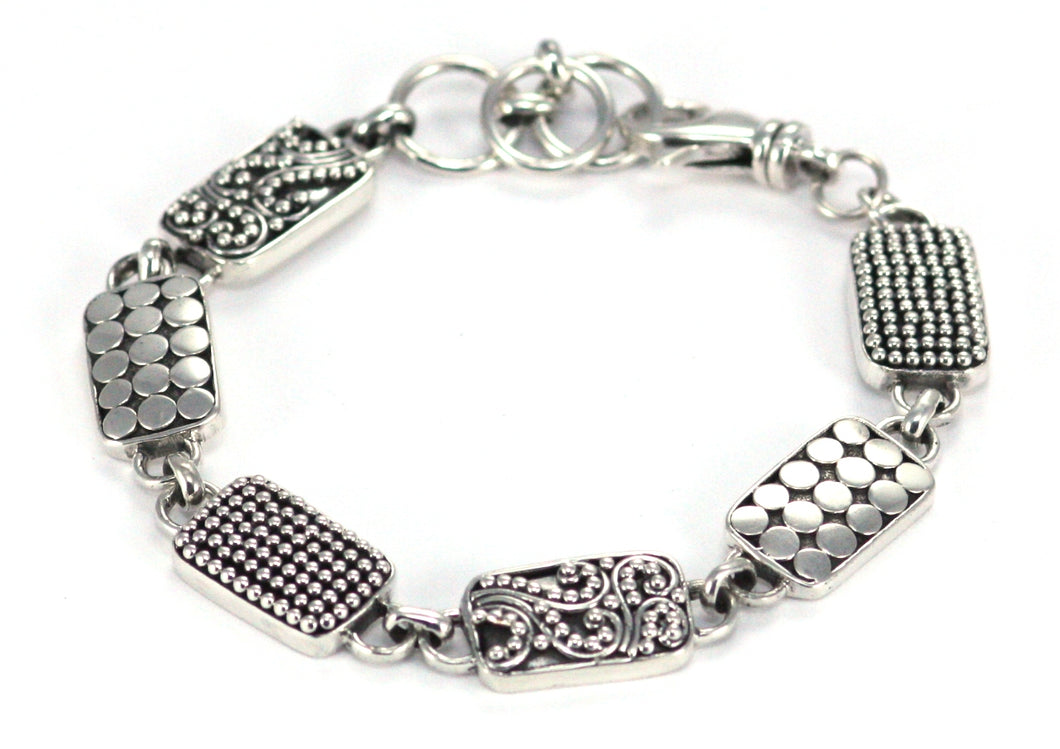 925 Sterling Silver Bali Bracelet Assorted Design