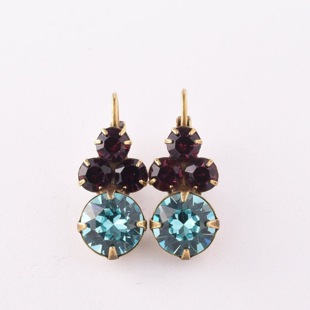 Wisteria Earring - Jewel Tone