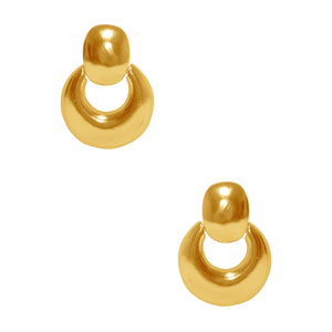 Gold Chunky Drop Earrings