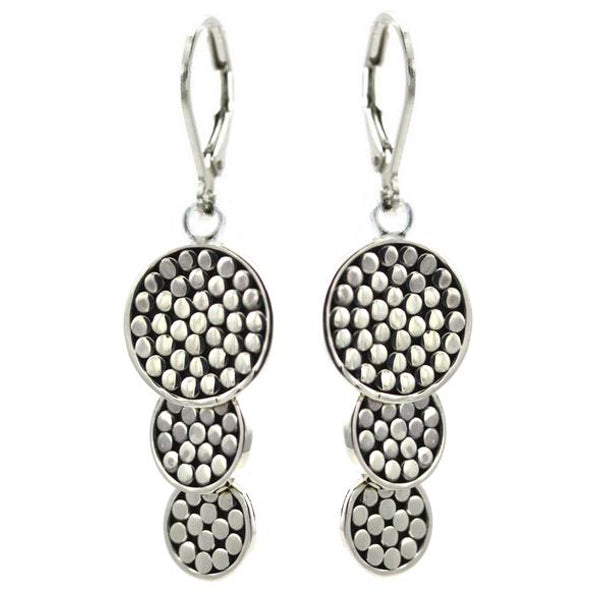 Sterling Silver Kala Dainty Triple Drop Earrings