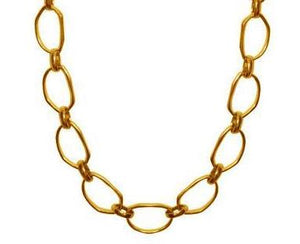 Leah Long Necklace In Gold