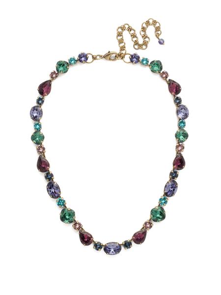 Narcissus Necklace Jewel Tone